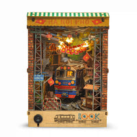 Booknook Lab Ha Noi Train Coffee Street DIY kit - Viet Nam DIY kit - BN014