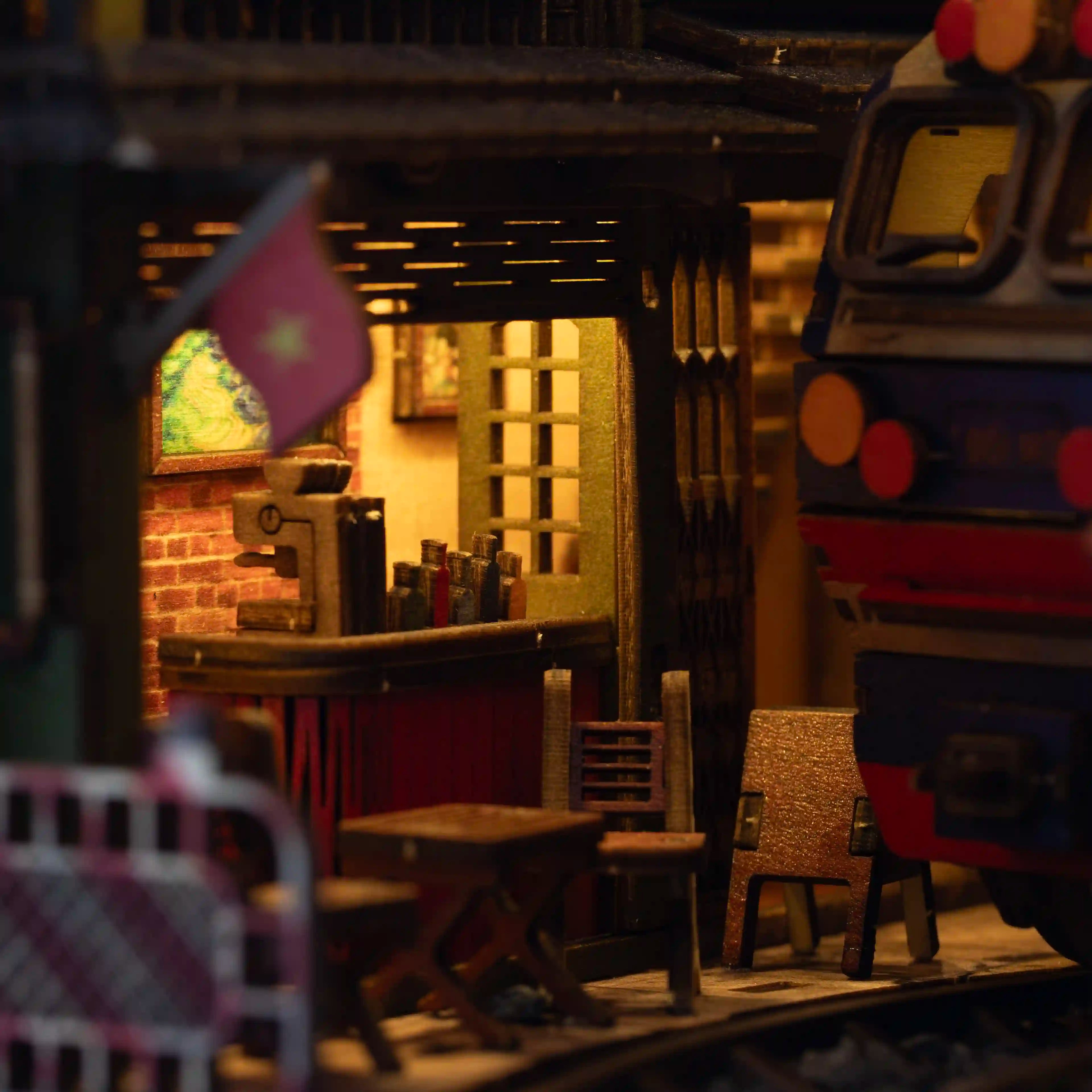 Booknook Lab Ha Noi Train Coffee Street DIY kit - Viet Nam DIY kit - BN014