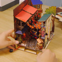 Booknook Lab Ha Noi Train Coffee Street DIY kit - Viet Nam DIY kit - BN014